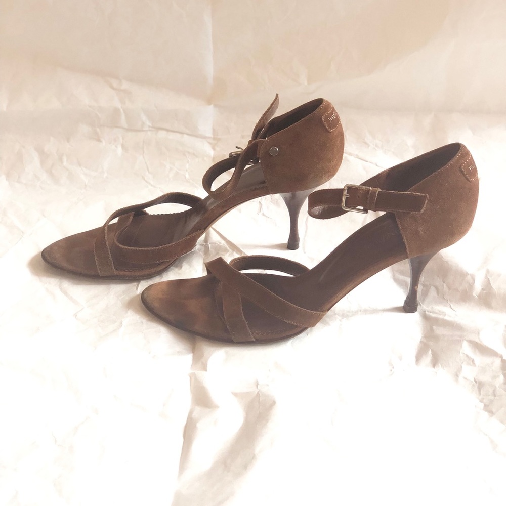 Vintage YSL suede sandals